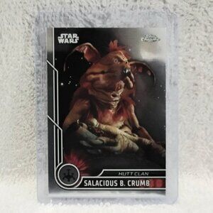 5/$20 Mint 2023.Topps Chrome Salacious B. Crumb Star Wars Card 46!!